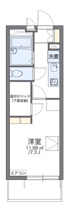 レオパレスフリージアの物件間取画像